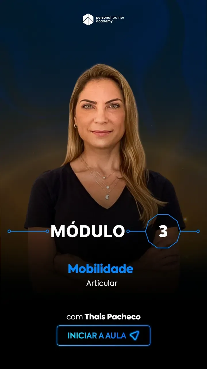 Módulo 3 da pós-graduação em Biomecânica, com professor da Personal Trainer Academy