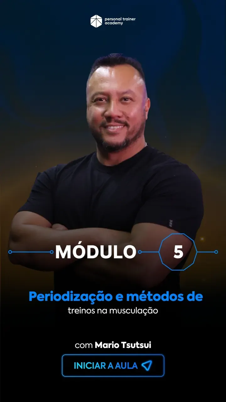 Módulo 5 da pós-graduação em Biomecânica, com professor da Personal Trainer Academy