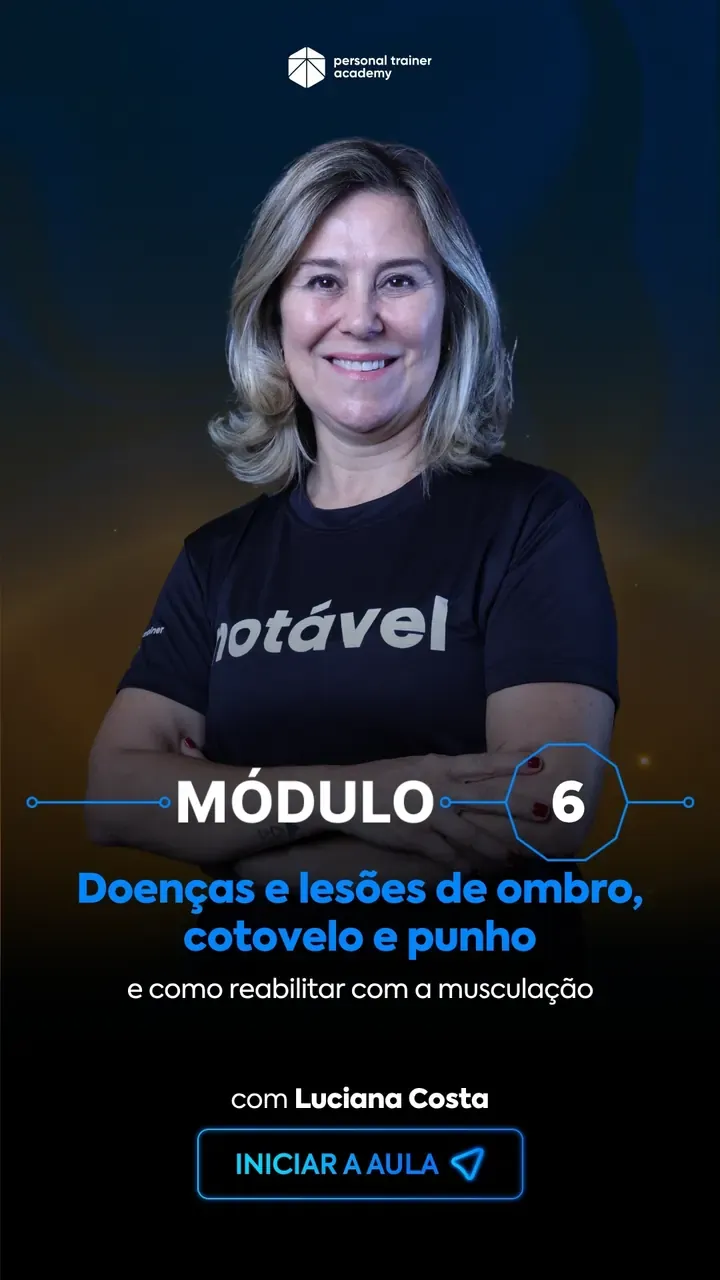 Módulo 6 da pós-graduação em Biomecânica, com professor da Personal Trainer Academy