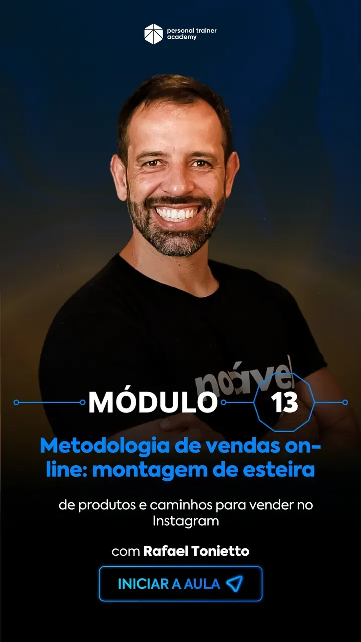 Módulo 13 da pós-graduação em Biomecânica, com professor da Personal Trainer Academy