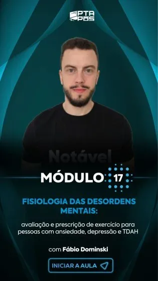 Módulo 15 da pós-graduação em Fisiologia, com professor da Personal Trainer Academy